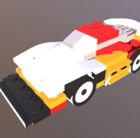 खिलौना लेगो कार डिज़ाइन 3डी मॉडल