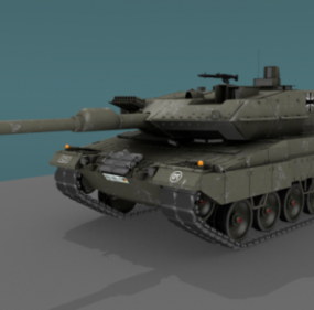 German Army Leopard 2a6 Mbt 3d-model