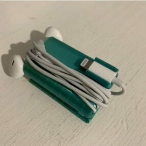 3д модель наушников Lightning Ear Pods Iphone складных
