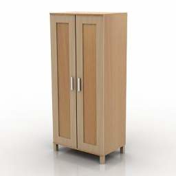 Locker Ikea Cabinet Design 3d model