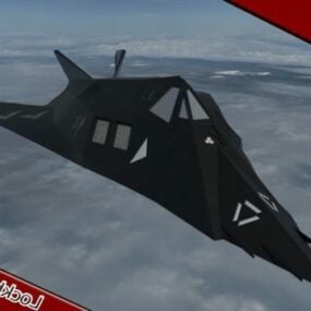 F117ナイトホーク航空機3Dモデル