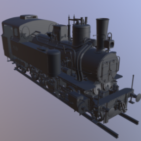 Locomotive de type diesel modèle 3D