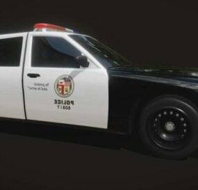 Mô hình 3d xe cảnh sát Los Angeles