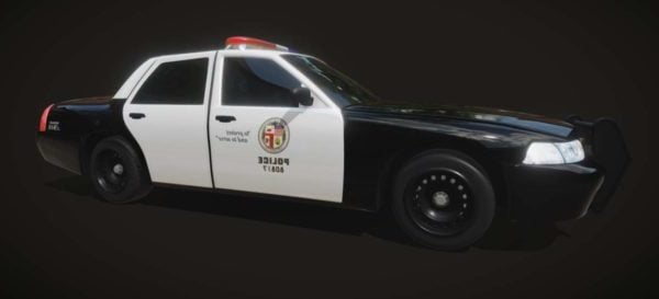 Los Angelesin poliisiauto