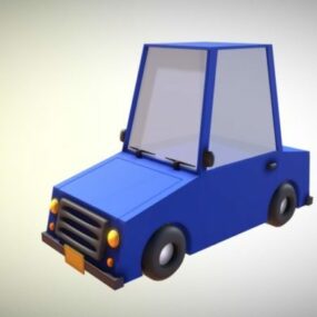 Gaming Lowpoly Car Design 3d model