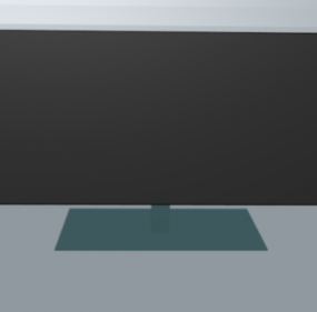 Lowpoly Led Monitor For Pc 3d model