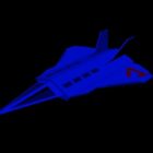 Low Poly Spaceship Aircraft