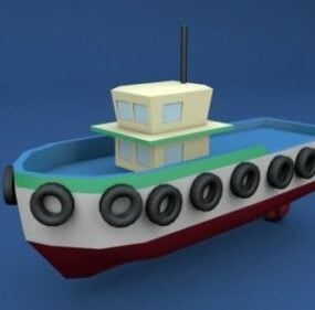 Petit cargo modèle 3D