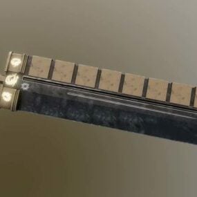 Lowpoly Sword Weapon 3d-malli