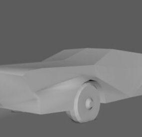 Lowpoly Car Vehicle 3d model