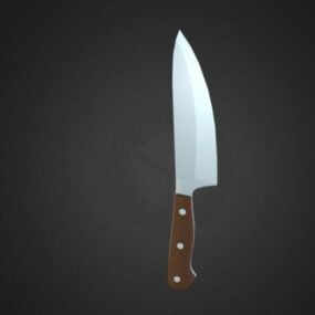 Low Poly Knife 3d model