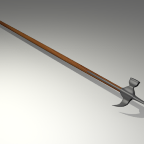 Lucern Hammer Weapon 3d model