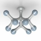 Conception d'atome de lustre de plafond