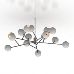 Lamp Luster Pouenat Design 3d model
