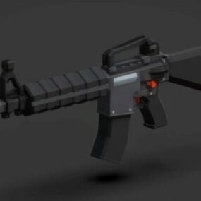 M16 Rifle Gun 3d model