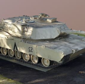 यूएस एम1 अब्राम्स टैंक 3डी मॉडल