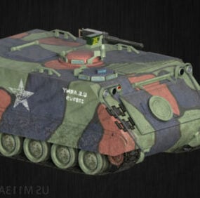 تانک APC زرهی نظامی مدل سه بعدی