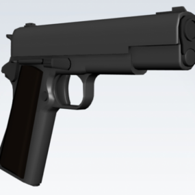 Pistolet M1911 modèle 3D