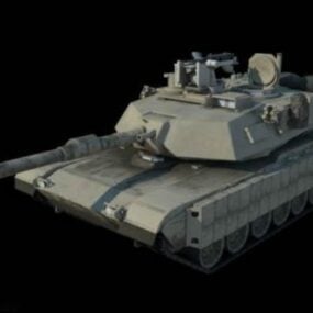 Mô hình thiết kế nội thất xe tăng M1a2 Abrams 3d