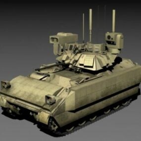 Us M2a3 Bradley Fighting Vehicle 3d model