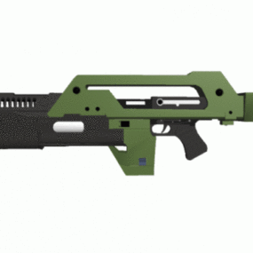 Arma M41-a rifle de pulso modelo 3d