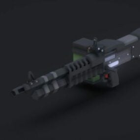 Weapo Gun M60 3D model