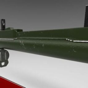 M72 Law Weapon 3d model