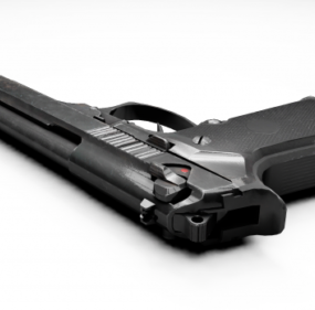 Army M9 Handfeuerwaffe 3D-Modell