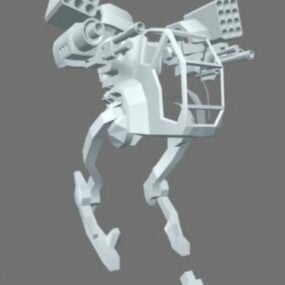 Scifi Robot Poseable 3d model