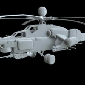陸軍 Mi-28 ハボック ヘリコプター 3D モデル