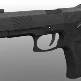 تفنگ دستی Mp443 مدل سه بعدی