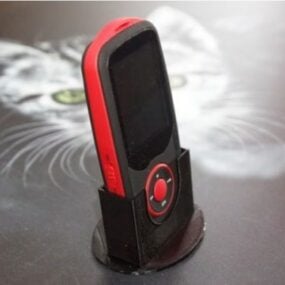 MP3 プレーヤー スタンド 印刷可能な 3D モデル