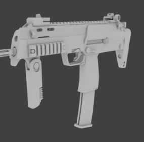 MP7 マシンガン 3D モデル