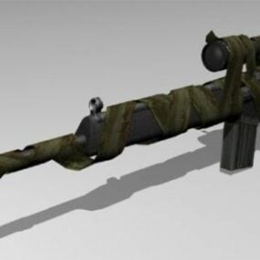 Pistolet d'attaque de l'armée Msg90 modèle 3D