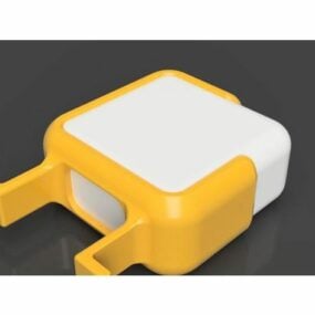 Držák nabíjecího kabelu pro Macbook 3D model pro tisk