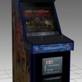 3д модель аркадного игрового автомата Mace Upright