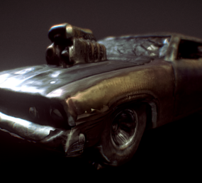 مجنون Max سيارة فورد فالكون موديل 3D