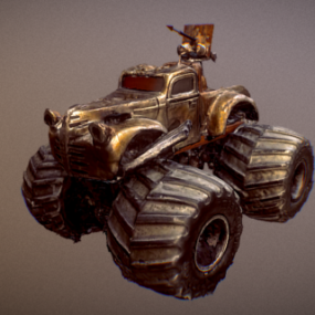 Mad Max Vehicle Monster Truck 3d model