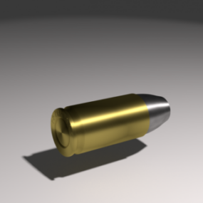 Arma Magnum Bullet 44mm Modelo 3D