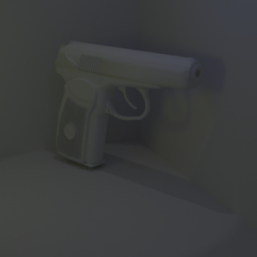 Makarov Pistol Gun 3d-model
