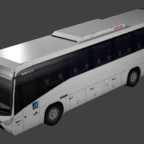 Model 3d Kendaraan Bus Modern Marcopolo Ideale