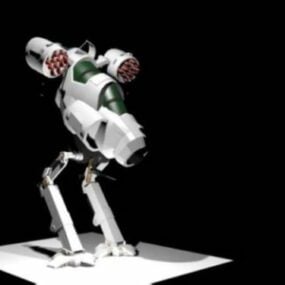 Model 3d Robot Rider Man