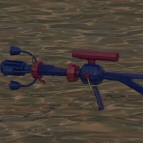 Mars Raygun Weapon 3d μοντέλο