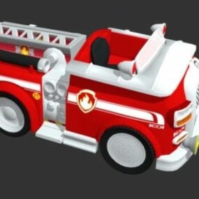 3d модель пожежної машини Marshall