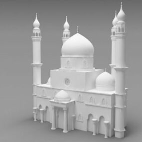 Iglesia Masjid modelo 3d