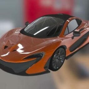Model samochodu sportowego McLaren P1 3D