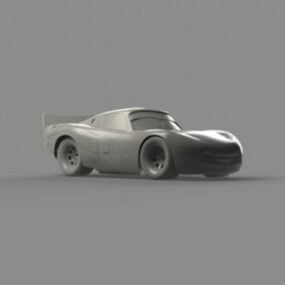 Model 3D samochodu Mcqueen Lightning
