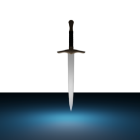 Medieval Dagger Weapon 3d model