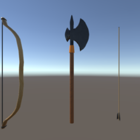 Classic Medieval Weapons Pack 3d model