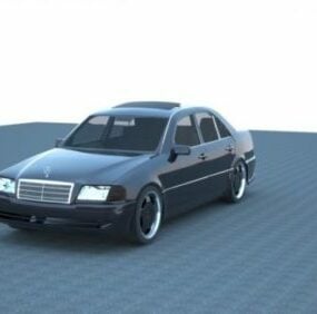 Auto Mercedes Benz W202 3D-Modell